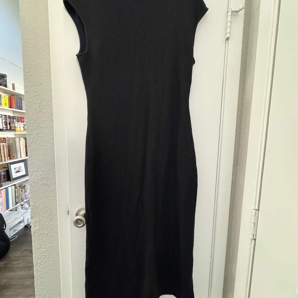 Theory Black Sleeveless Dress